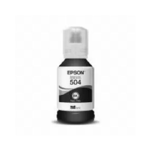 consumibles e insumos Tinta Para Impresoras Epson T504120 Botella De Tinta Epson 504 Negro 127ml, Para L4150, L4160, L6161, L6171 Original