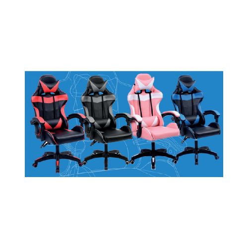 MUEBLES VARIOS SILLA GAMER STYLOS SGSI02A Silla Stylos Gamer Negro/azul/p Vc/ajustable/acero/145grados/ R115k