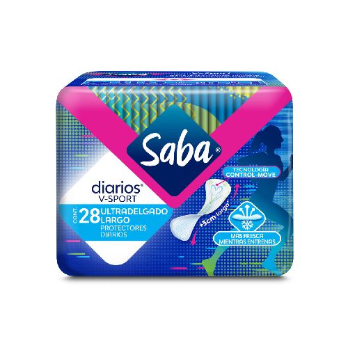 Protectores Diarios  Sport Ultra Largos  Saba  28. - Tienda | Calimax en linea