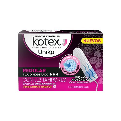 TAMPONES DIGITALES  REGULAR  KOTEX  12.0 - PZA - Tienda | Calimax en linea