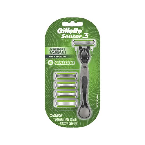 Rastrillo  Hybrid Sensor 3  Gillette  4.0 - Pza - Tienda | Calimax en linea