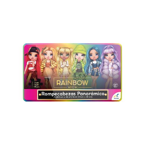 ROMPECABEZAS PARANOMICO  3EN1 RAINBOW HIGH TIN  LOL  1.0 - P - Tienda | Calimax en linea