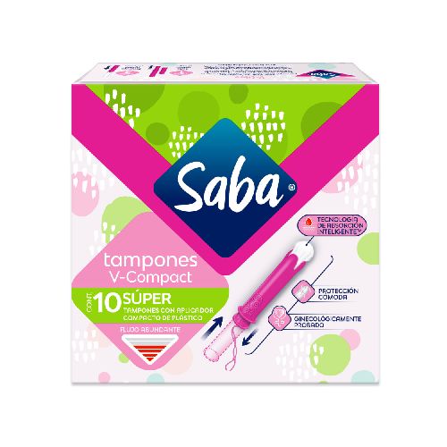 Tampones  Super  Saba  10.0 - Pza - Tienda | Calimax en linea