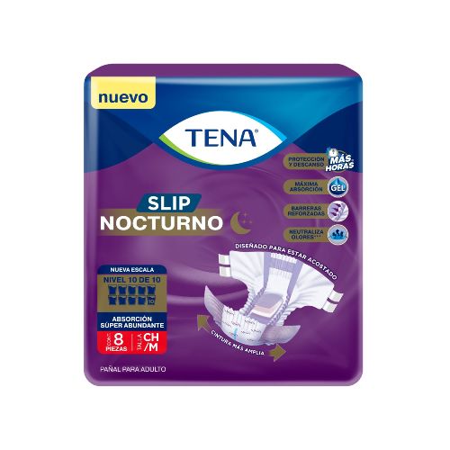 Slip Mediano  Nocturno  Tena  8.0 - Pza - Tienda | Calimax en linea