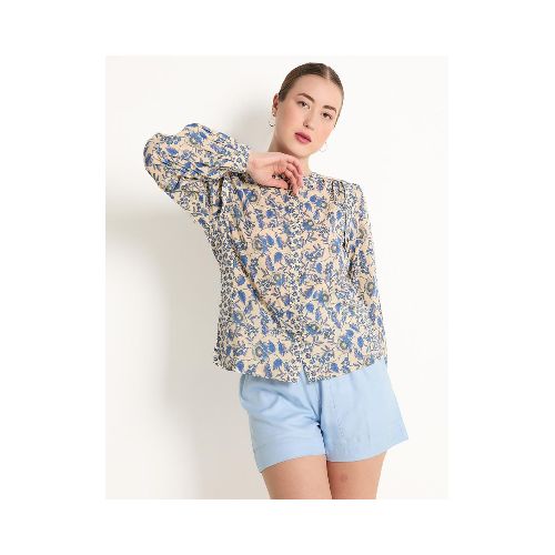 Blusa Weekend manga larga para mujer  