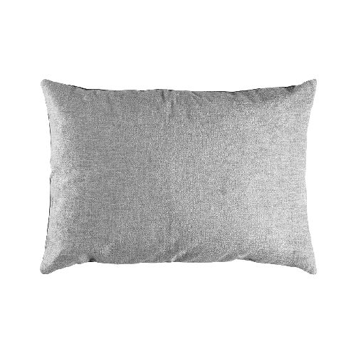 Funda de almohada dec std gris  