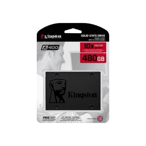 DISCO DURO SOLIDO SSD KINGSTON A400 240G SATA III, 2.5", 7MM  