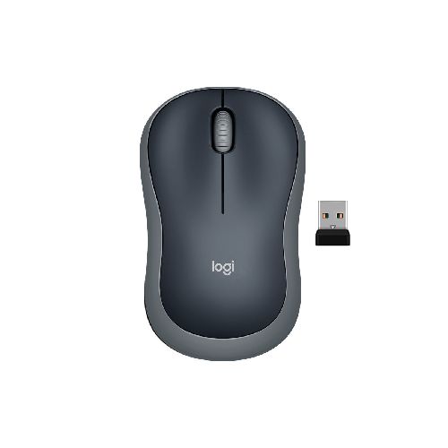 Mouse Logitech óptico M185 inalámbrico.  