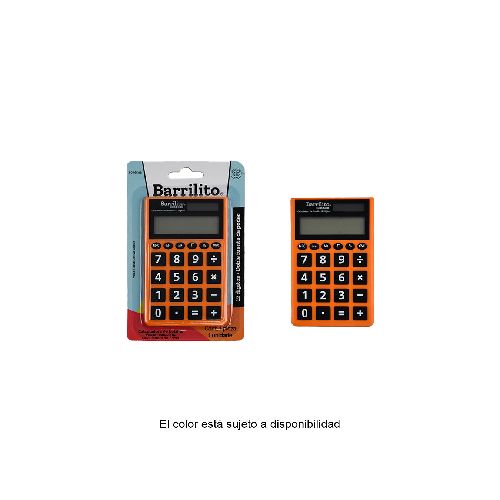 Calculadora Barrilito de bolsillo de 12 dígitos 8046CBB.  