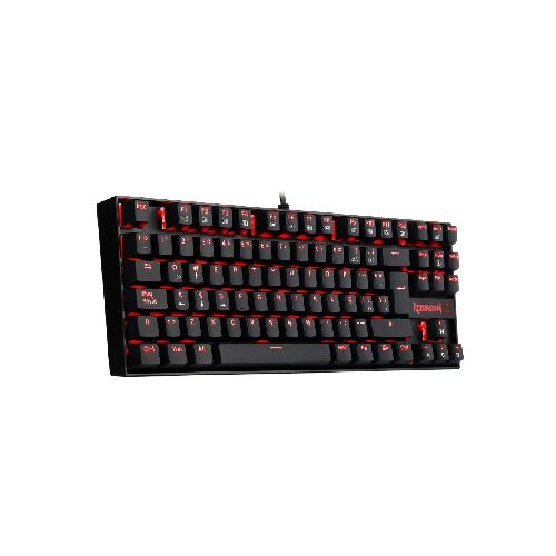 Teclado mecánico gamer Redragon Kumara K552 RGB switch alámbrico negro.  