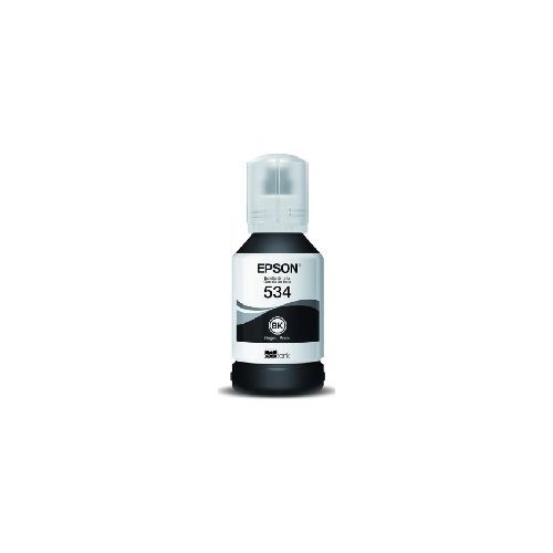 Botella de tinta Epson T534 T534120AL, negro.  