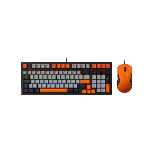 Kit Gamer 2 en 1 XZ-201 Teclado Mecánico RGB + Mouse RGB