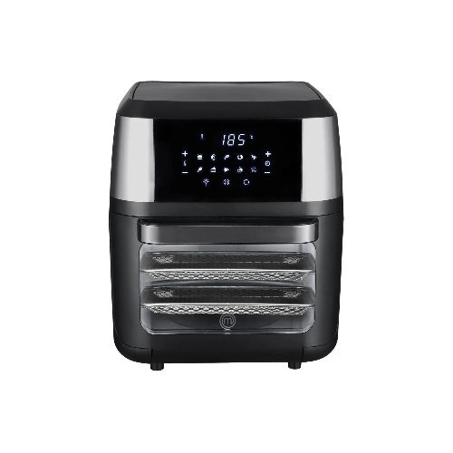 Horno Freidora de Aire MasterChef Premium 12 Litros Negro MK-AFO-12SS