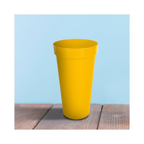 Vaso de plástico Inkanto color Amarillo  