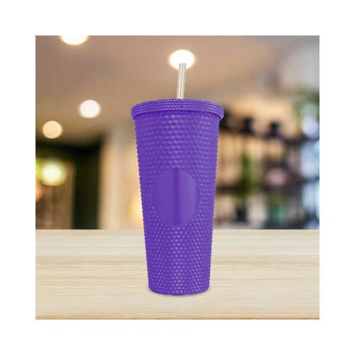 Vaso Texturizado color Morado, 650ml  