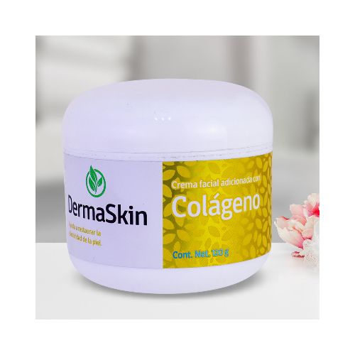 DermaSkin, Crema Facial Adicionada con Colágeno  