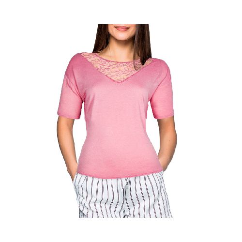 Blusa Dama color Palo de Rosa