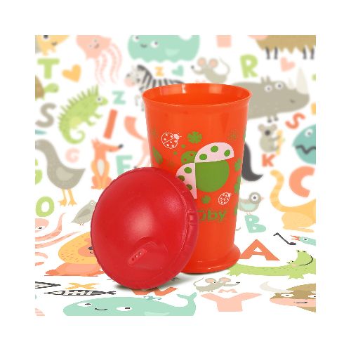 Vaso Nuby Termocromático para Bebés Color Naranja  