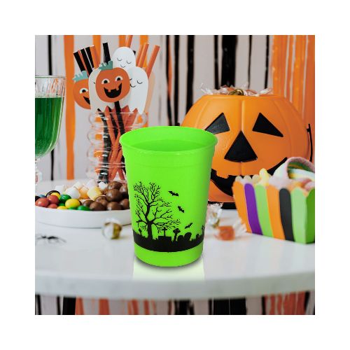 Vaso Verde para Halloween  