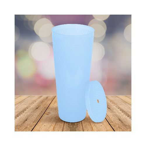 Vaso con Textura color Azul Cielo, 1100ml  