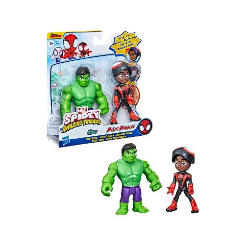 Hasbro, Figuras de Acción de Miles Morales y Hulk  