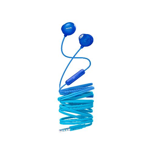 Auriculares con micrófono Philips, Color Azul  