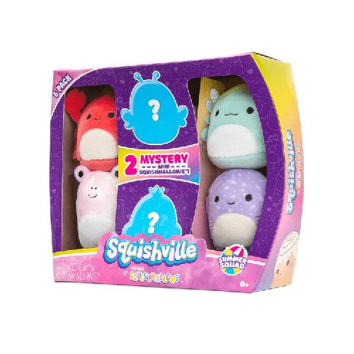 Squismallows Peluche Squishmallows 2in 6pack Anima - H-E-B México | Hacemos el súper por ti