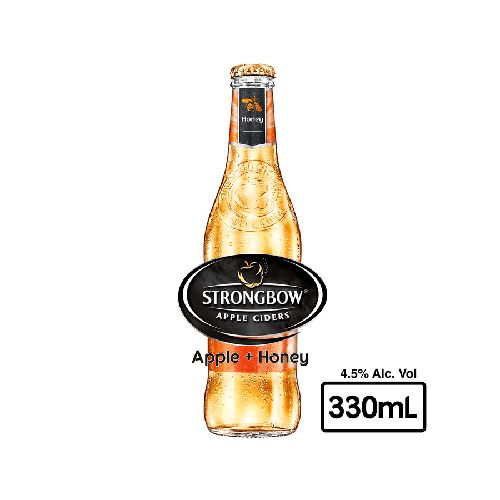 Strongbow Sidra Honey& Apple Botella 330 Ml - H-E-B México | Hacemos el súper por ti