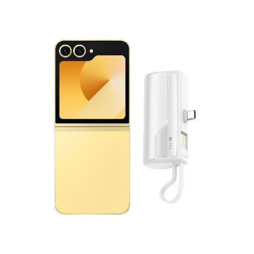 Samsung Galaxy Z Flip 6 256GB Amarillo Nuevo + Mini Power Bank - H-E-B México | Hacemos el súper por ti