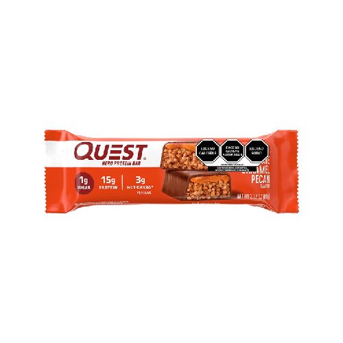 Quest Barra de Proteína Chocolate Caramel Pecan 60 g - H-E-B México | Hacemos el súper por ti