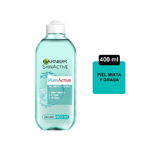 Garnier Skin Face Agua Micelar Pure Active - H-E-B México | Hacemos el súper por ti