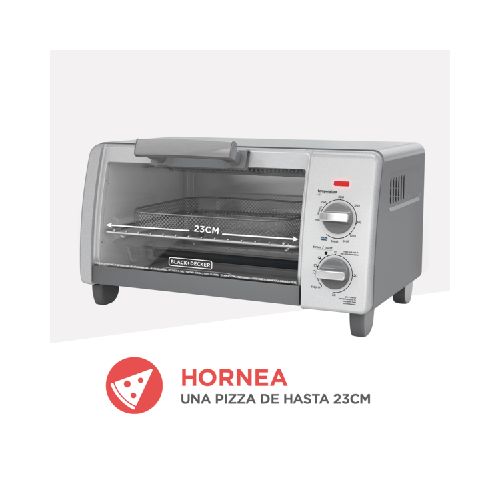 Black & Decker Horno Tostador B+D Metalico 4 Reban - H-E-B México | Hacemos el súper por ti