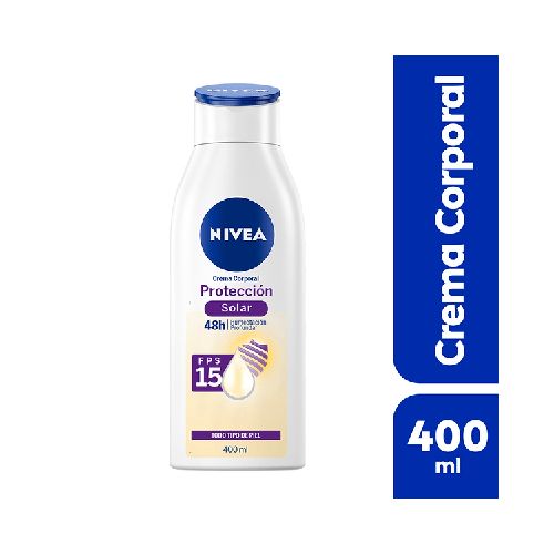 NIVEA Crema corporal humectante con protección solar FPS15 400 ml - H-E-B México | Hacemos el súper por ti