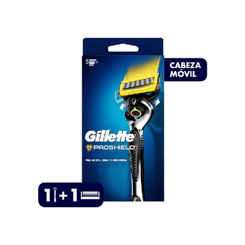 Gillette Proshield Rastrillo Recargable 1 Unidad 1 - H-E-B México | Hacemos el súper por ti