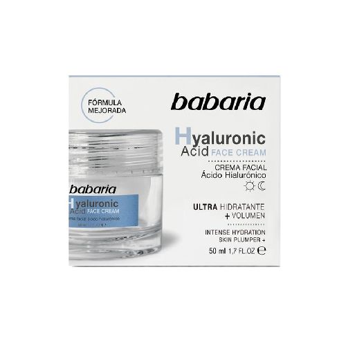 Babaria Crema Facial de Ácido Hialuronico 50 ml - H-E-B México | Hacemos el súper por ti