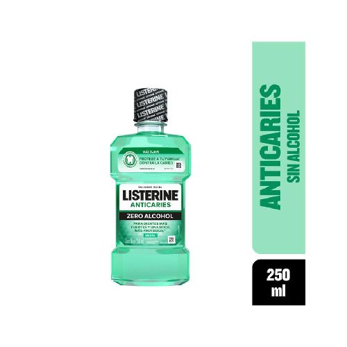 Enjuague Bucal LISTERINE Anticaries Zero 250 ml - H-E-B México | Hacemos el súper por ti