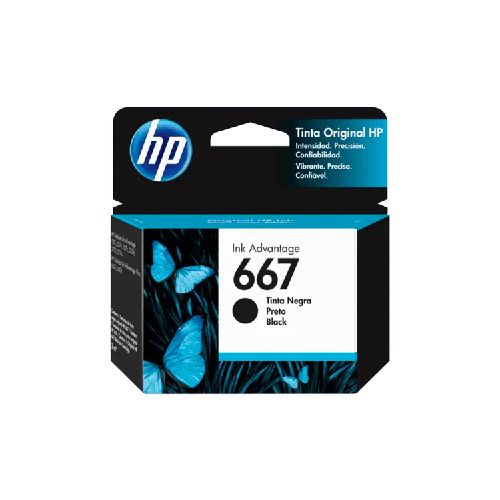 Hp Cartucho de Tinta #667 Negro Original (3ym79al) - H-E-B México | Hacemos el súper por ti