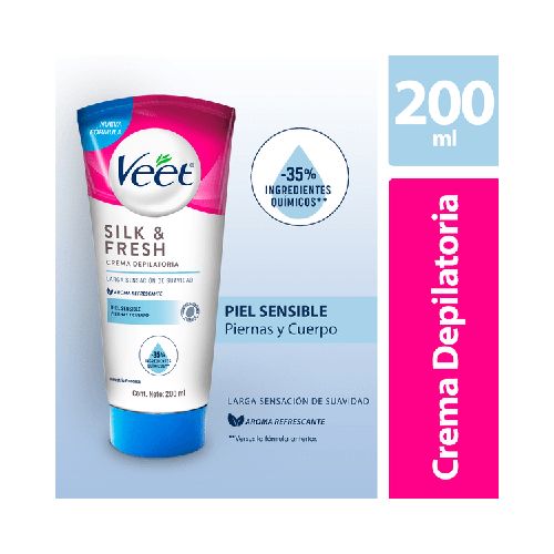 Veet Crema depilatoria Piel Sensible 200 ml - H-E-B México | Hacemos el súper por ti