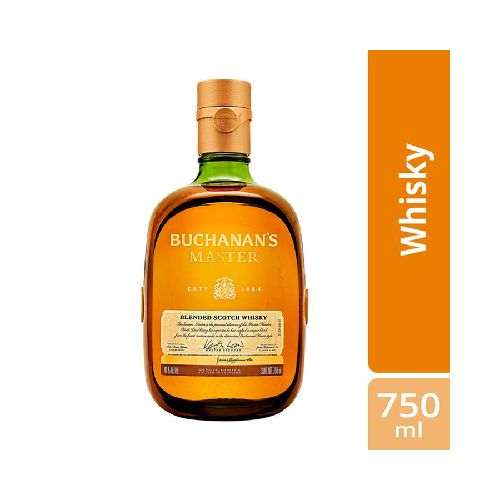 Whisky Buchanan's Master Blended Scotch 750 ml - H-E-B México | Hacemos el súper por ti