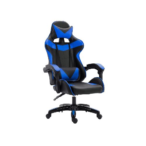 Titano Silla Gamer PVC Negro y Azul 1 pz - H-E-B México | Hacemos el súper por ti