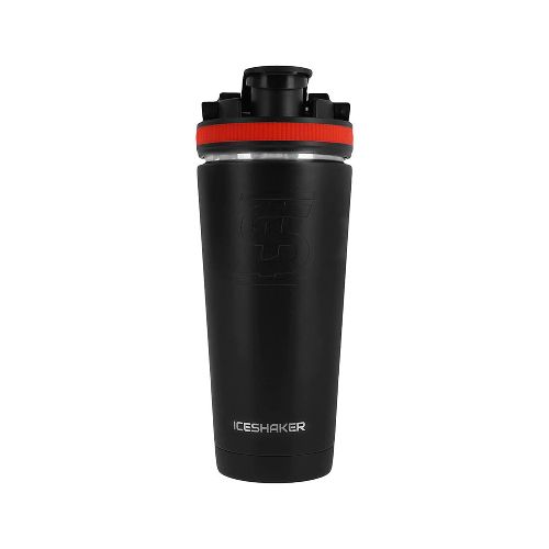 Termo de acero inoxidable Ice Shaker shaker con bandas rojas 800443 - La Marina va con tu estilo