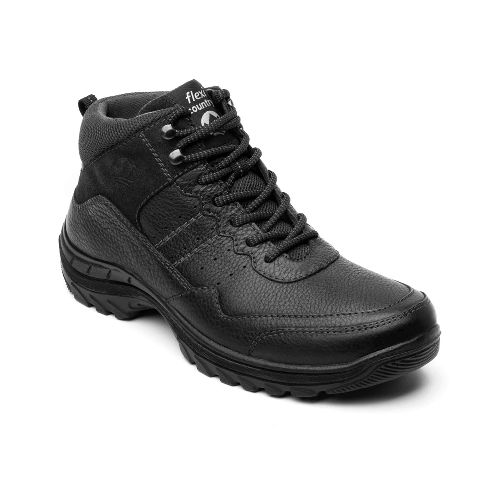 Bota Casual Para Caballero Flexi Freeland Negro 66517 - La Marina va con tu estilo