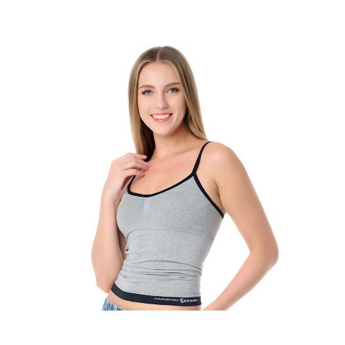 Camiseta Para Dama Con Tirantes Carnival Gris 5365 - La Marina va con tu estilo