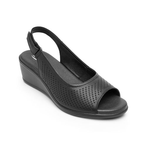 Sandalia Casual Para Dama Flexi Negro 123704 - La Marina va con tu estilo