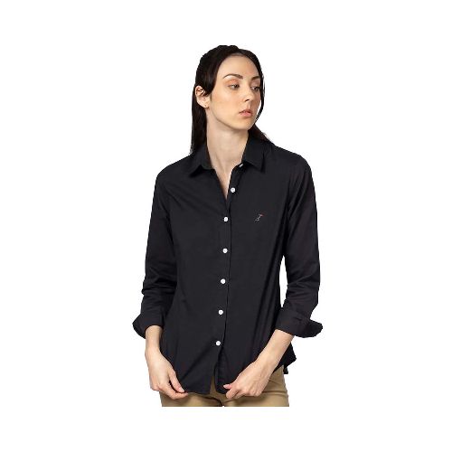 Blusa camisera para dama Tucane negro oxford original - La Marina va con tu estilo