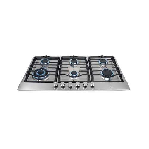 Parrilla de gas Supra DIAMOND STEEL empotrable de 6 quemadores de acero inoxidable - La Marina va con tu estilo