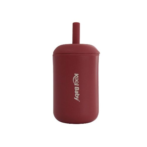 Vaso Entrenador De Silicón Kool Baby Tinto CT08 - La Marina va con tu estilo