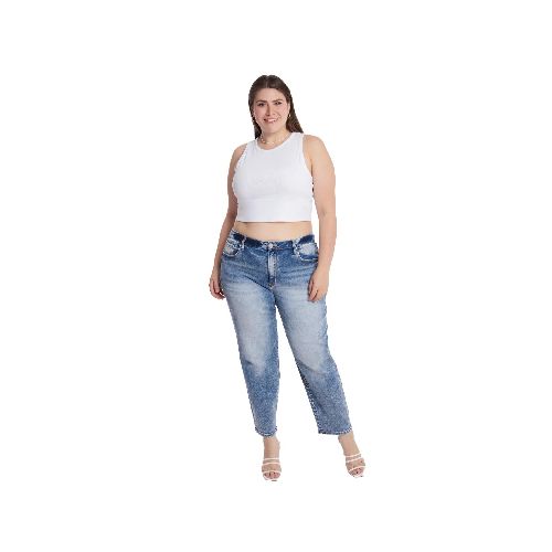 Pantalón de mezclilla para dama Balam azul blx6636 - La Marina va con tu estilo