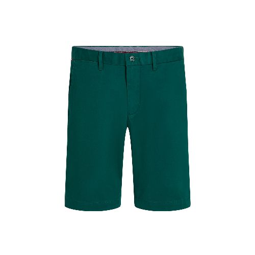 Bermuda Casual Para Caballero Tommy Hilfiger Verde MW0MW23563-L6K - La Marina va con tu estilo