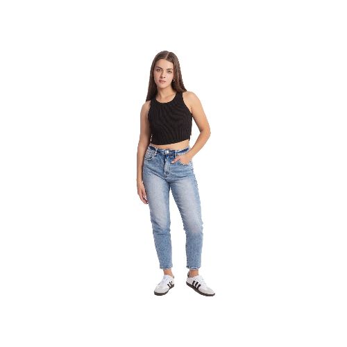 Pantalón De Mezclilla Para Dama Balam Azul BL6599 - La Marina va con tu estilo